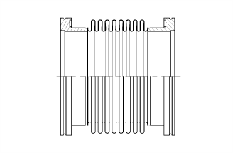 Kompenzator s LF – velikim prirubnicama